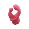 Figurina Minimalista Mama si Copilul, Design Modern 3D, Bioplastic Eco-Friendly, Cadou Perfect pentru Mame, 150x86x62 mm