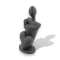 Statueta Minimalista Mama si Copilul, Design Modern 3D, Bioplastic Premium Eco-Friendly, Cadou pentru Proaspete Mamici, 150x69x67 mm, Fabricata in Romania