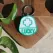 Dog Tag sau Breloc Personalizat - Medalion verde cu simbol Trifoi
