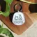 Dog Tag sau Breloc Personalizat - Medalion gri cu simbol Scuter